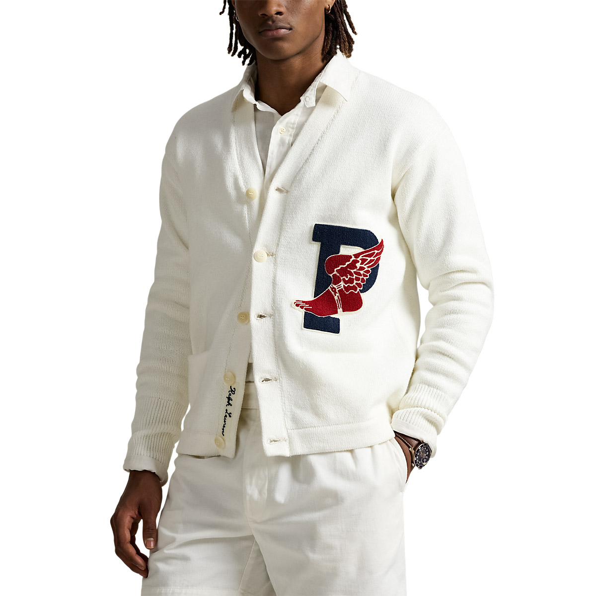 Polo Ralph Lauren P-Wing Cotton Cardigan